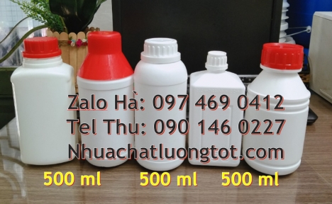 Chai nhựa 30ml đựng phân bón, chai 50ml 100ml đựng hóa chất, Chai 1000ml đựng hóa chất, Chai 30ml đự