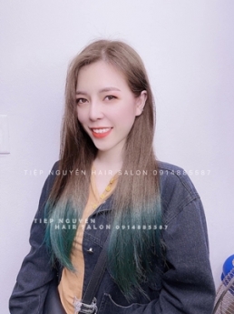 Xoăn hippie ngắn siêu cá tính thời thượng - Tiệp Nguyễn Hair