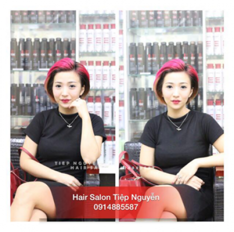 Tóc ngắn hippie, xoăn ngắn hippie mái mưa - Tiệp Nguyễn Hair