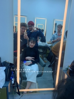 7749 kiểu tóc ngắn uốn xoăn hippie style cá tính - Tiệp Nguyễn Hair