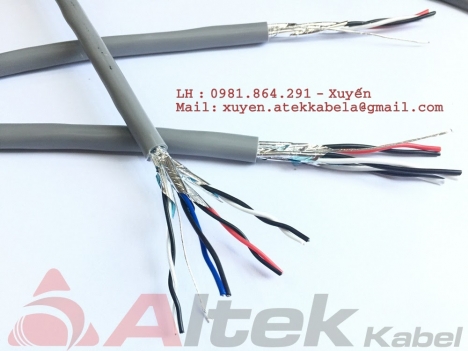 Dây tín hiệu 4 pair 16AWG, 4 pair 18AWG vặn xoắn