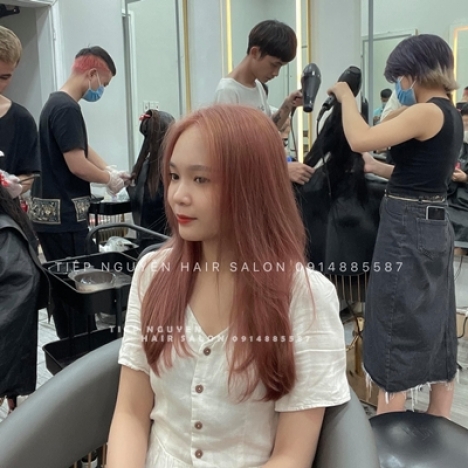 tóc hippie ngắn nhẹ nhàng style độc đáo - Tiệp Nguyễn Hair