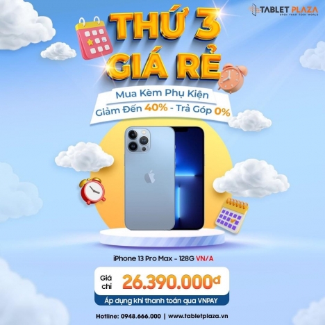 Thứ ba giá rẻ deal nửa giá tại Tablet Plaza