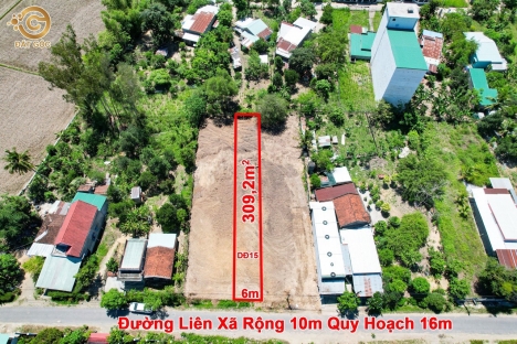 Đất full thổ cư mặt tiền đường QH16 mét ngay trung tâm xã Diên Đồng gần dự án tấp đoàn Novoland giá