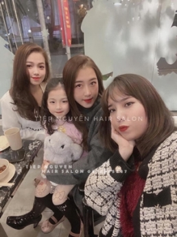 Xoăn hippie ngắn ngang vai, xoăn xù - Tiệp Nguyễn Hair