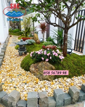 Sỏi nhân tạo trang trí tiểu cảnh