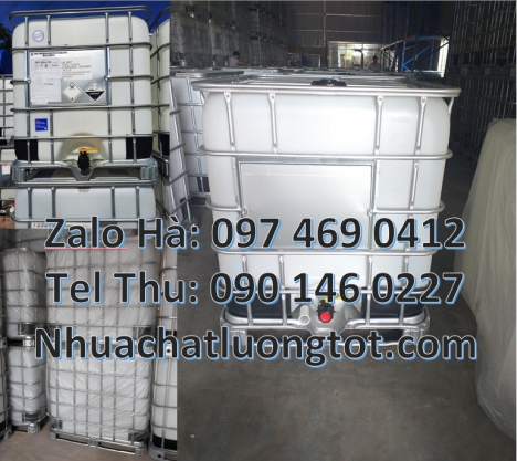 Thùng nhựa 1000l đựng hóa chất, Bồn ibc 1000l, Thùng nhựa dung tích lớn 1000 lít, Tank IBC 1000L, th