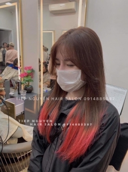 Tóc xoăn ngắn hippie, tóc hippie from mái chéo - Tiệp Nguyễn Hair