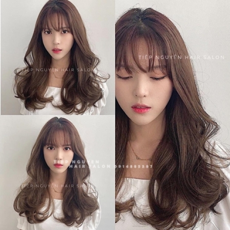 7749 kiểu tóc ngắn uốn xoăn hippie style cá tính - Tiệp Nguyễn Hair