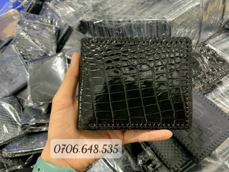 ví khâu viền vân cá và vân rắn, hàng đi số lượng giá tốt
