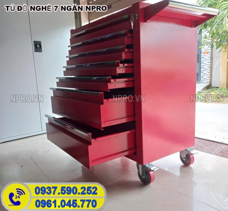 Tủ đựng dụng cụ đồ nghề 7 ngăn cao cấp made in Việt Nam