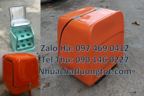 Thùng giao cafe, Thùng shipper, Thùng giao bánh bao, Túi giữ nhiệt giao hàng, Thùng chở hàng xe máy