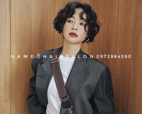 Cắt Uốn Sóng Tóc Ngắn Lọn To Uy Tín Giá Rẻ Hoài Đức - Nam Đỗ Hair Salon
