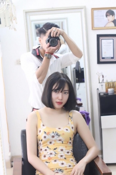 Style thời trang với tóc xoăn ngắn hippie cho phái nữ - Tiệp Nguyễn Hair