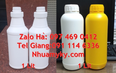 Cung cấp chai nhựa 250ml 500ml giá sỉ. Chai 100ml tròn, Chai nhựa 50ml đựng thuốc trừ sâu. Chai nhựa