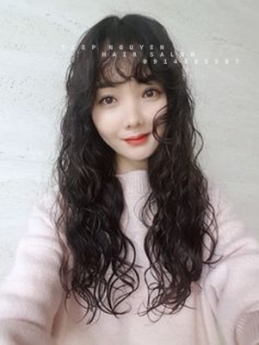 33 kiểu xoăn hippie ngắn mái ngố cho nữ - Tiệp Nguyễn Hair