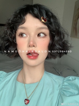 Làm Sóng Nước Tóc Ngắn Địa Chỉ Uy Tín Giá Rẻ Hoài Đức - Nam Đỗ Hair Salon