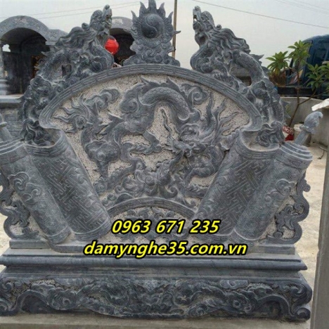 Mẫu cuốn thư đá đẹp – Báo giá cuốn thư đá đình chùa nhà thờ họ chính xác