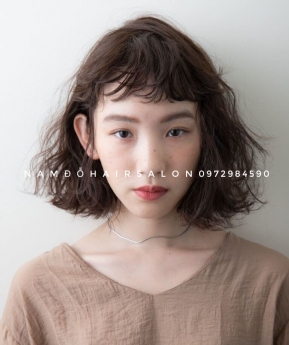 Cắt Uốn Sóng Tóc Ngắn Mái Mưa Uy Tín Giá Rẻ Hoài Đức - Nam Đỗ Hair Salon