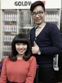 Xoăn ngắn hippie ngang vai, kiểu xoăn bồng bềnh nhẹ nhàng - Tiệp Nguyễn Hair