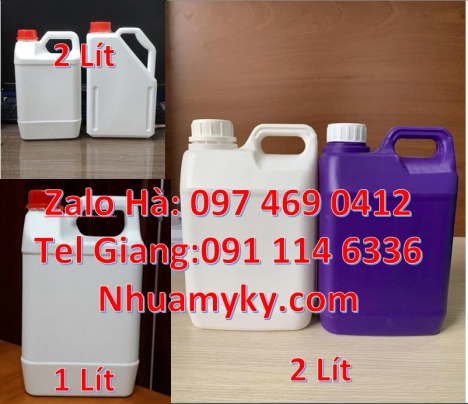 Can đựng thực phẩm Bán can 10l đựng nước cất, Can 2l hdpe vòi nhấn đựng axit, Can 1l quay đựng phân