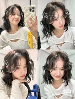 Tóc xoăn ngắn hippie nhẹ nhàng đầy nữ tính - Tiệp Nguyễn Hair