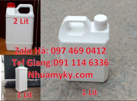 Can đựng thực phẩm Bán can 10l đựng nước cất, Can 2l hdpe vòi nhấn đựng axit, Can 1l quay đựng phân