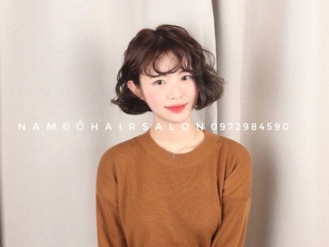 Sóng Tóc Ngắn Địa Chỉ Uốn Tóc Uy Tín Giá Rẻ Hoài Đức - Nam Đỗ Hair Salon