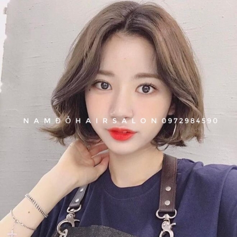 Uốn Xoăn Sóng Nước Tóc Ngắn  Làm Đẹp Uy Tín Giá Rẻ Hoài Đức - Nam Đỗ Hair Salon