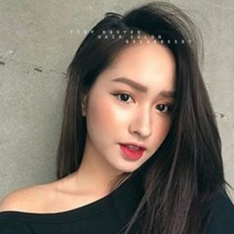 Tóc xoăn ngắn hippie ngang vai nhẹ nhàng - Tiệp Nguyễn Hair