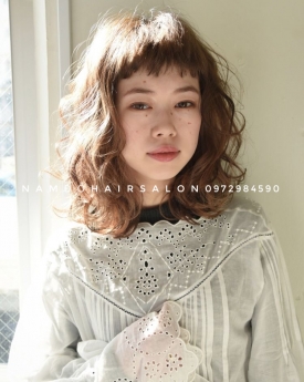 Cắt Uốn Sóng Tóc Ngắn Mái Mưa Uy Tín Giá Rẻ Hoài Đức - Nam Đỗ Hair Salon
