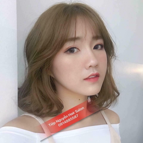 Style thời trang với tóc xoăn ngắn hippie cho phái nữ - Tiệp Nguyễn Hair