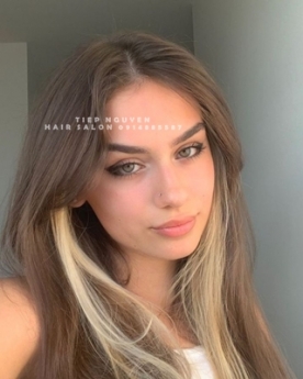 Tóc xoăn ngắn hippie nhẹ nhàng tóc nàng mái thưa - Tiệp Nguyễn Hair