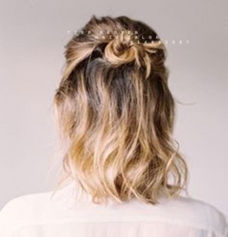 Tóc xoăn ngắn hippie mái mưa, xoăn bung tầng - Tiệp Nguyễn Hair