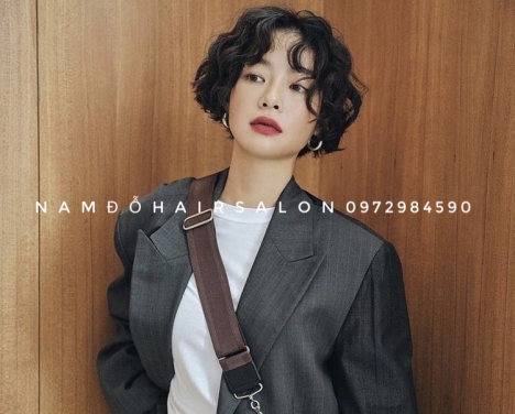 Làm Xoăn Sóng Nước Tóc Ngắn Uy Tín Giá Rẻ Hoài Đức - Nam Đỗ Hair Salon