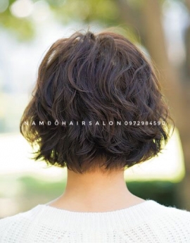 Uốn Sóng Nước Tóc Ngắn Salo Cắt Tỉa Tóc Đẹp Giá Rẻ Hoài Đức - Nam Đỗ Hair Salon