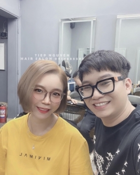 Uốn xoăn ngắn hippie đẹp giá rẻ, uy tín tại Hà Nội - Tiệp Nguyễn Hair