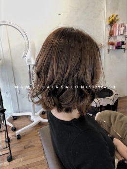 Sóng Tóc Ngắn Địa Chỉ Salon Uốn Đẹp Giá Rẻ Hoài Đức - Nam Đỗ Hair Salon