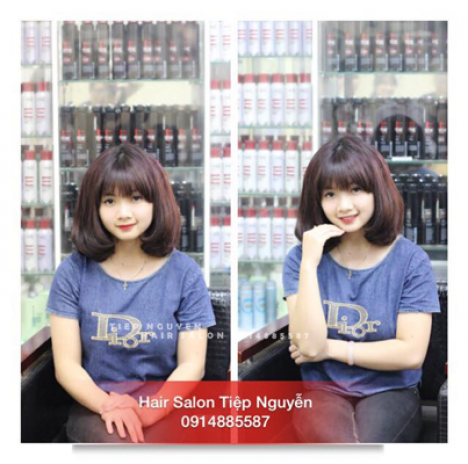 From tóc ngắn xoăn hippie nâng tầm khí chất cho nữ - Tiệp Nguyễn Hair