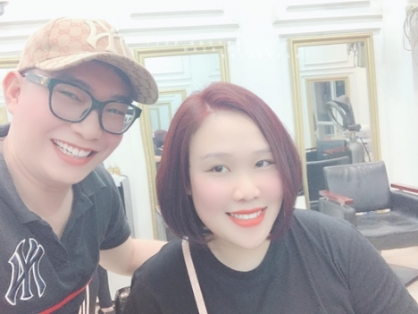 Tóc xoăn ngắn hippie nhẹ mái bay - Tiệp Nguyễn Hair