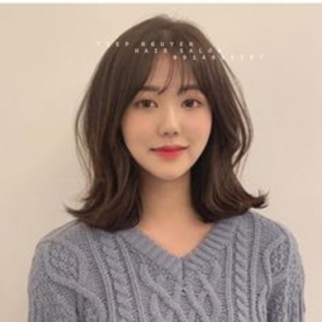 Xoăn hippie ngắn ngang vai - Tiệp Nguyễn Hair