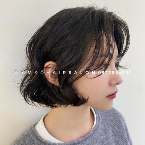 Uốn Xoăn Sóng Nước Tóc Ngắn  Làm Đẹp Uy Tín Giá Rẻ Hoài Đức - Nam Đỗ Hair Salon