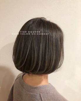 Tóc xoăn ngắn hippie nhẹ nhàng tóc nàng mái thưa - Tiệp Nguyễn Hair