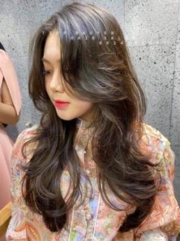 Tóc xoăn hippie nhẹ nhàng ngang lưng - Tiệp Nguyễn Academy