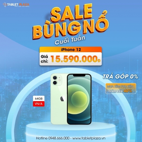 Siêu sale bùng nổ táo xịn táo rẻ tại Tablet Plaza