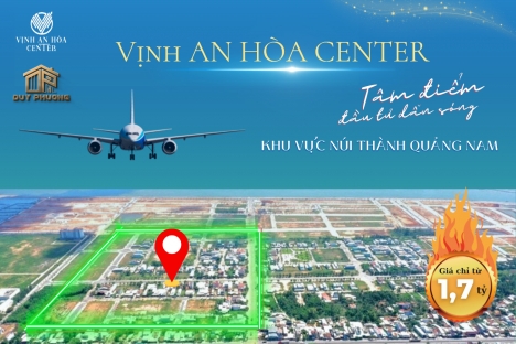 Bán lô 176m2 mặt tiền đương 17.5m ngay Vịnh An Hòa giá chỉ 14tr/m2