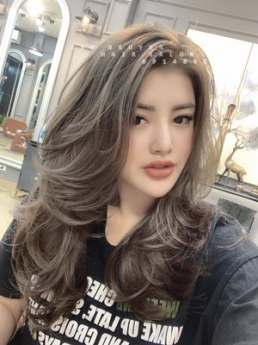 Tóc xoăn ngắn hippie style mái bay - Tiệp Nguyễn Academy