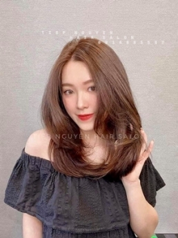 Tóc hippie xoăn ngắn nhẹ mái mưa, hoc nghề tóc - Tiệp Nguyễn Academy