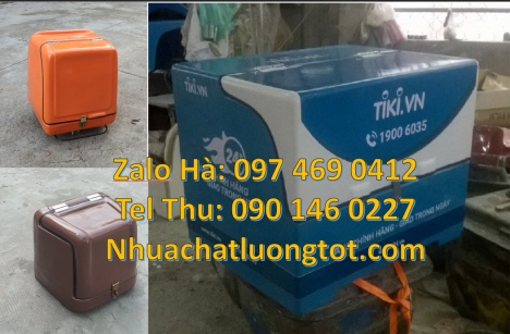 Thùng giữ nhiệt xe máy, thùng chở hoa quả, thùng chở hàng sau xe máy thùng giao hàng cao cấp, Thùng
