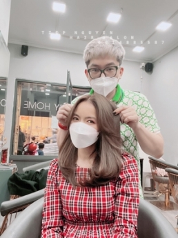 Tóc xoăn ngắn hippie kiểu xoăn dễ dàng chăm sóc tại nhà - Tiệp Nguyễn Academy